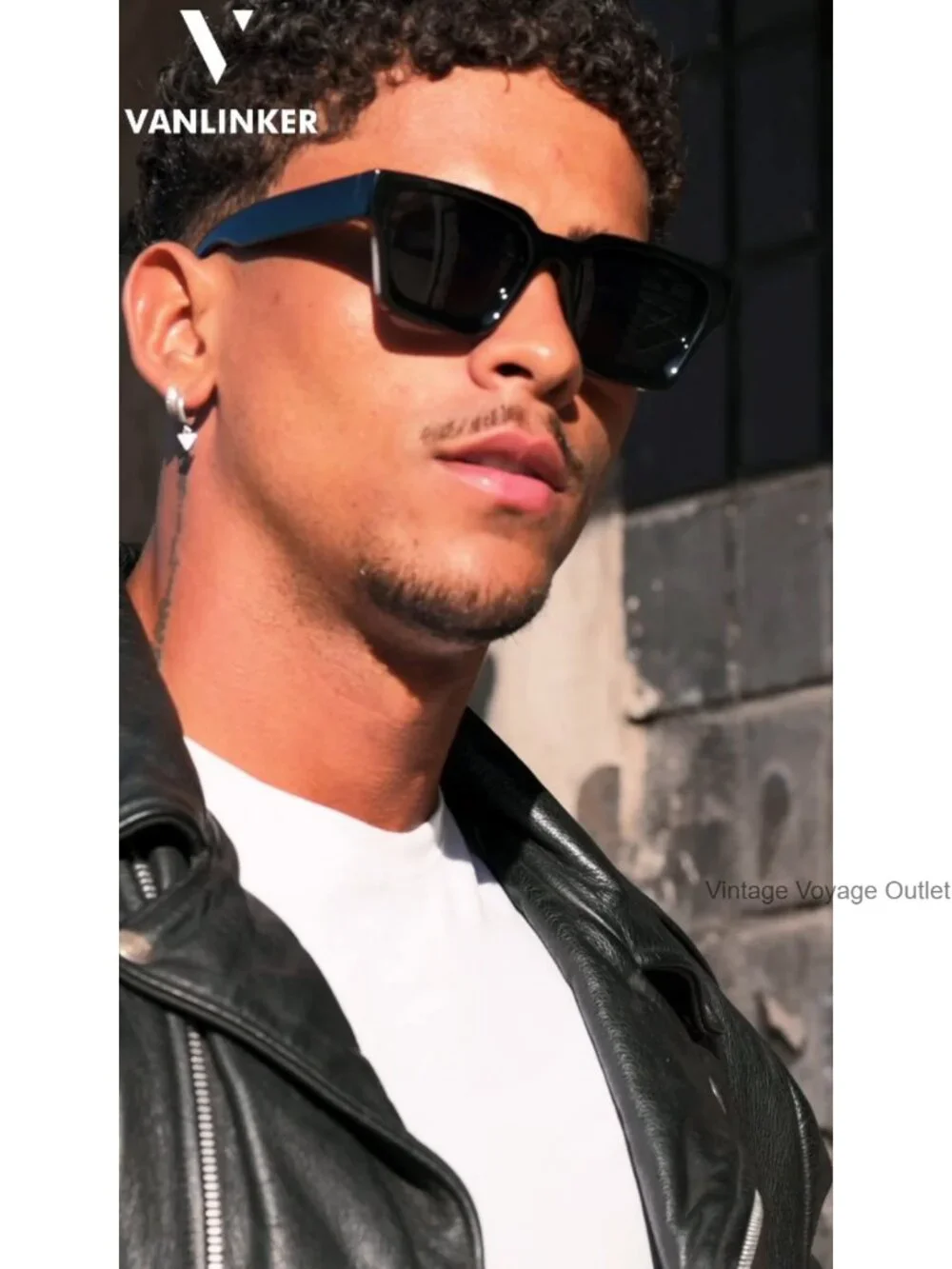 Chunky Retro Square Sunglasses UV400 Protection Unisex Driving Hiking